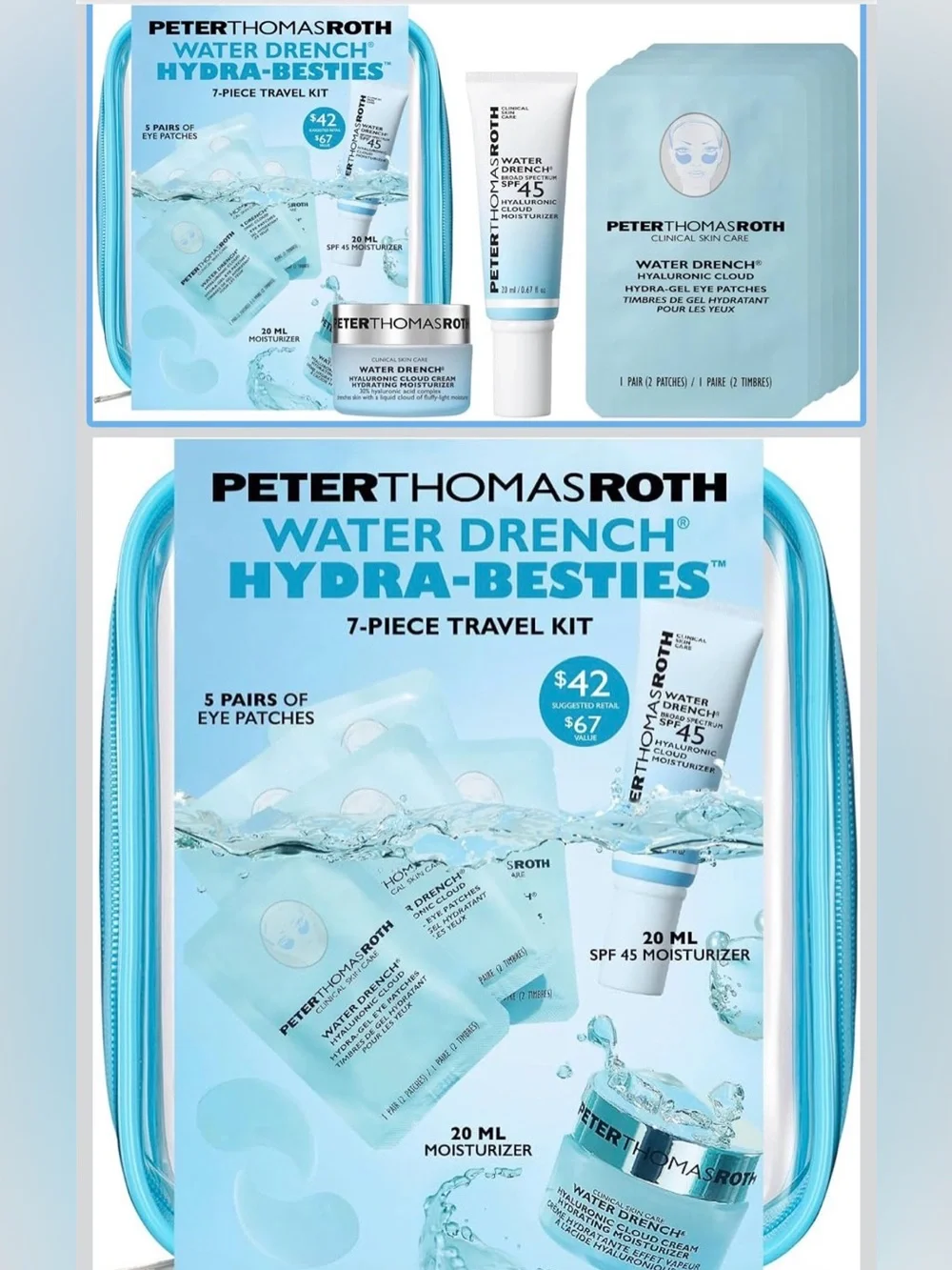 Peter Thomas Roth Travel Hydra-Besties Skincare Kit - New, Sealed Package